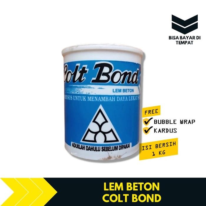 Terbaik Lem Perekat Beton Tembok Anti Bocor Retak Calbond Colt Bond Biru 1 Kg 100% Ori