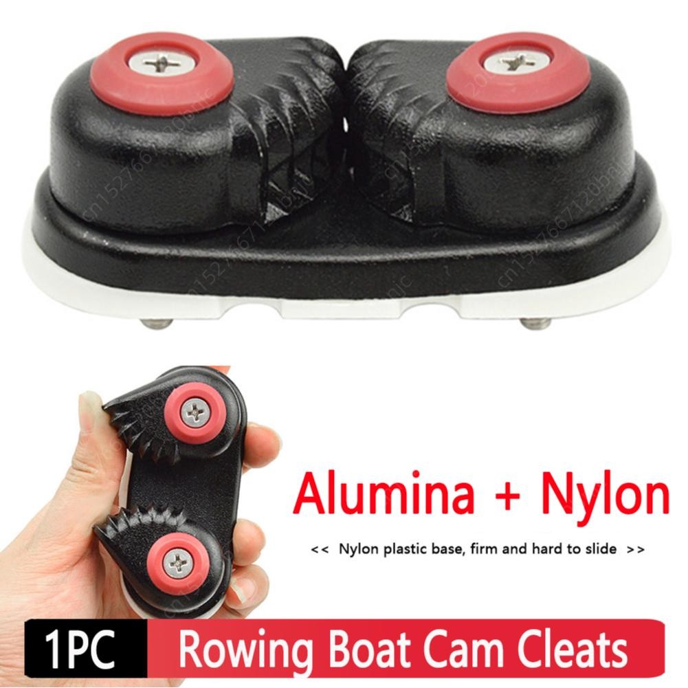 1PC Aluminium Cam Cleat Boat Cam Cleats Matic Fairlead Marine Sailing Rowing Boats Sailboat Kayak Ca