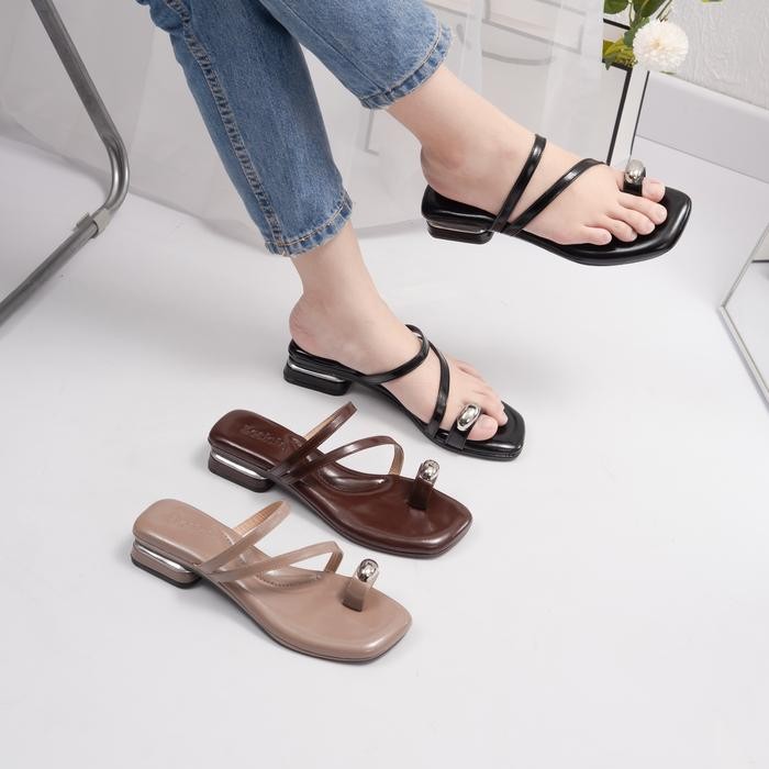 mitra LEONY - SaaSaa Sandal Heels Wanita 3 Cm sendal hak tinggi perempuan