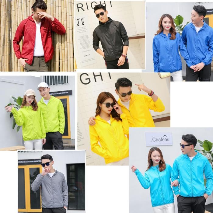 Eiger - Jaket Sepeda Anti Uv Anti Air Windproof Jaket Outdoor Running / Hiking