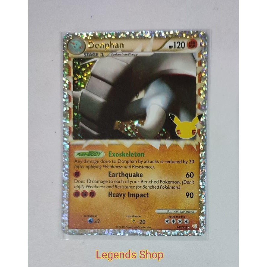 JUAL Donphan Kartu Pokemon TCG English Celebrations 25th Anniversary Card