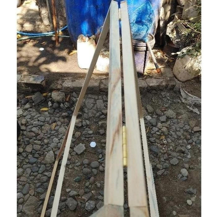 Stand Banner - Standing Banner Lipat 2 Sisi / Rangka Spanduk / Standing Banner Kayu / Standing