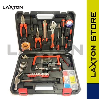 LAXTON L03-100 Toolkit Serbaguna – Obeng Tang Palu, Alat Perkakas Lengkap untuk Rumah & Bengkel