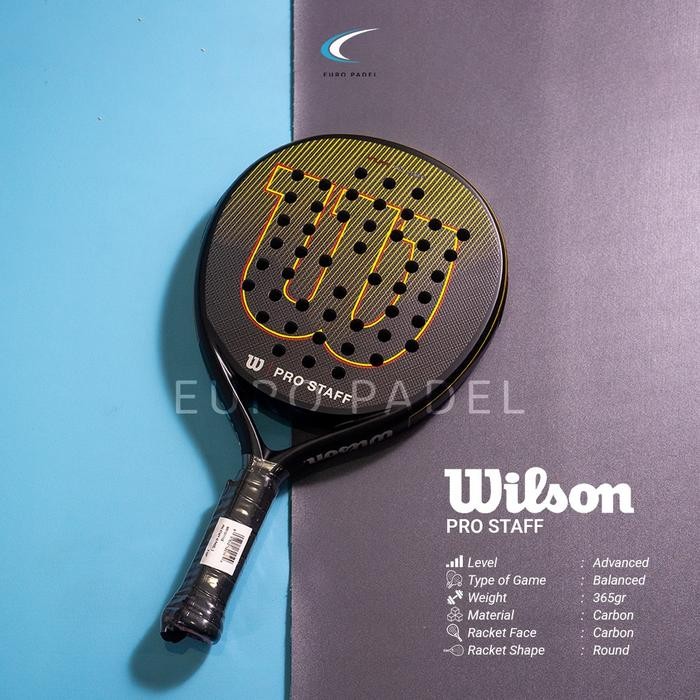 WILSON PRO STAFF V2 Advanced Round Full Carbon Racket Padel Original