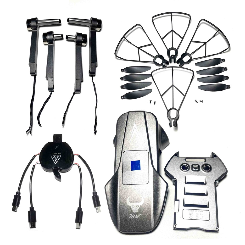 IMPORT SG901 MAX GPS RC Drone body shell Propeller Guard Blades SG901MAX Quadcopter Motros Arm Part