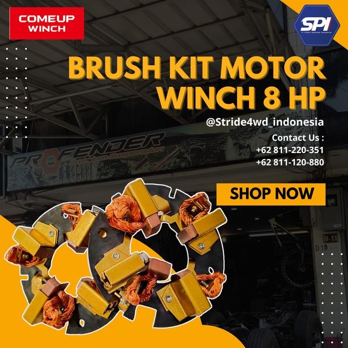 Ready COMEUP WINCH PARTS - BRUSH KIT MOTOR WINCH 8HP