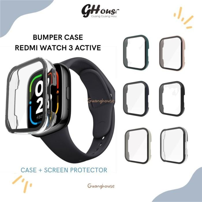 Bumper Case Redmi Watch 3 ACTIVE Screen Protector Redmi Watch 3 ACTIVE