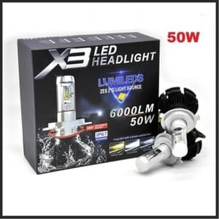 Lampu Led Mobil X3 H11 With Zes 2Nd G Chip