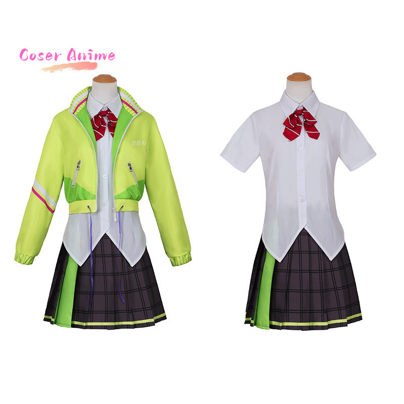 GAME PROJECT SEKAI COLORFUL STAGE HOSHINO ICHIKA COSPLAY COSTUME UNIFORM HALLOWEEN CARNIVAL PARTY