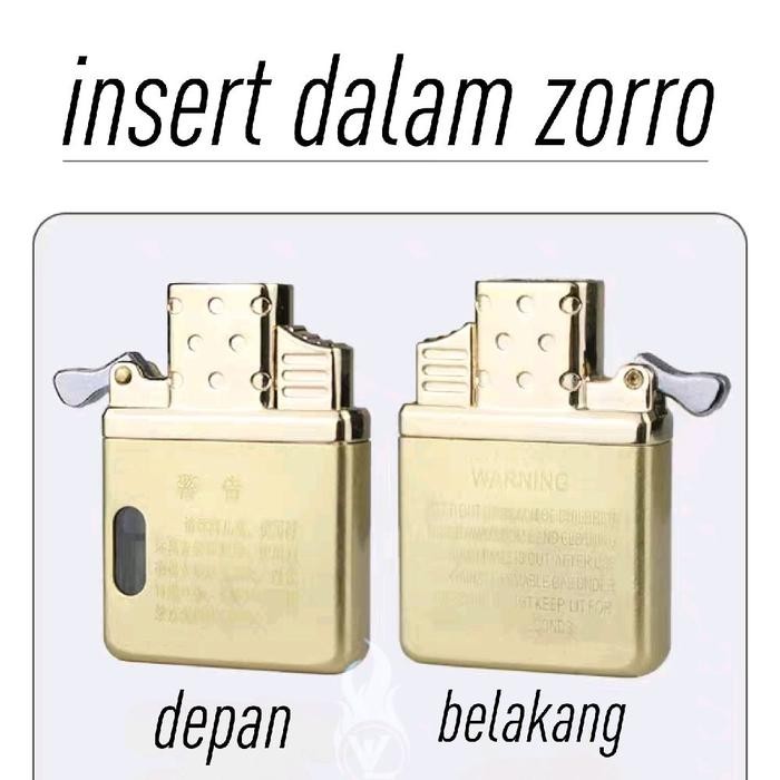 VAPORLAB insert universal lighter zorro original korek api bara las dengan indikator gas