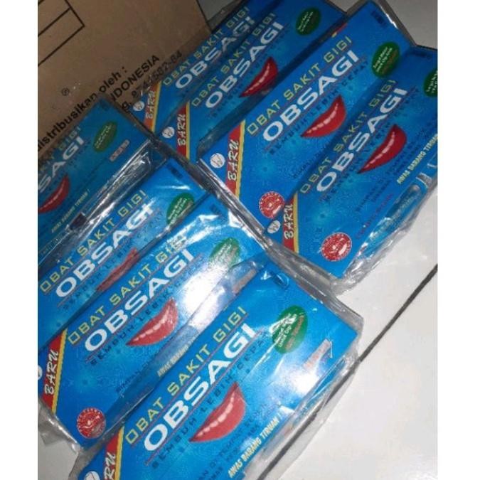 OBSAGI OBAT GIGI SAKIT DEWASA - REDAKAN SAKIT GUSI DAN KEPALA ( 1 PACK ISI 20 SACHET)