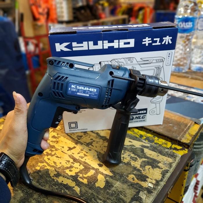 Mesin Bor Tangan Kyuho 13 Mm Impact Drill Kyuho K 550 I Bor Kyuho K550