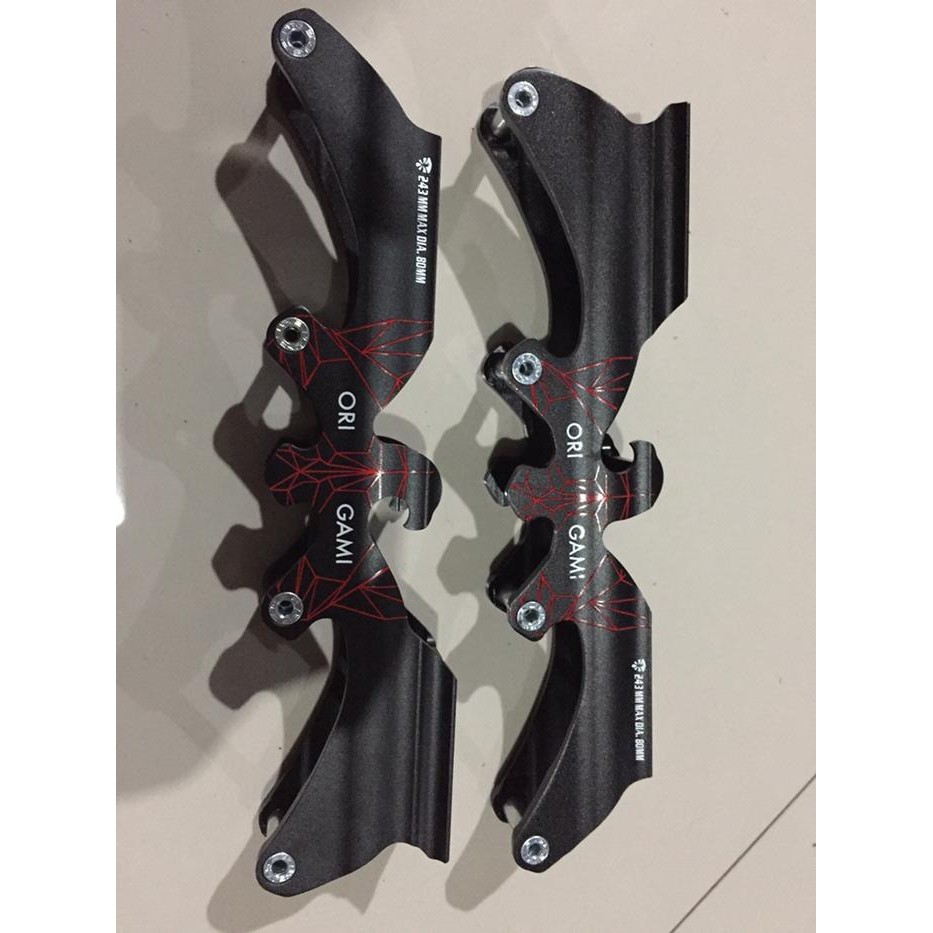 frame sepatu roda inline skate flying eagle origami