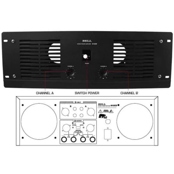 Box Bell Ampli Amplifier M 909