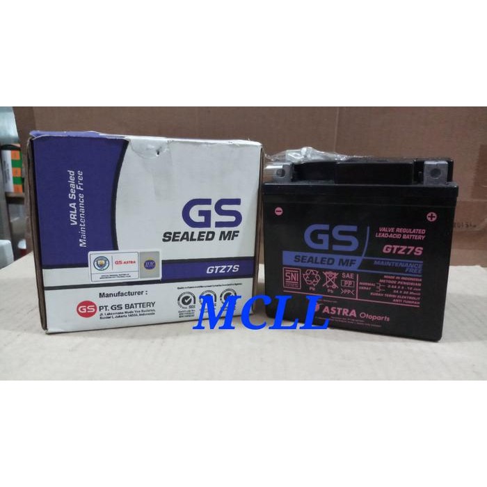 Aki Gs Astra Gtz7S Satria Fu 150/Cbr 150R (Kering)