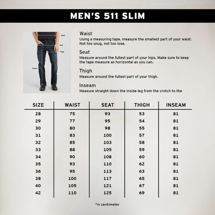 7ccl- Levi'S 512 Slim Taper Ama Rinsey (28833-0118)