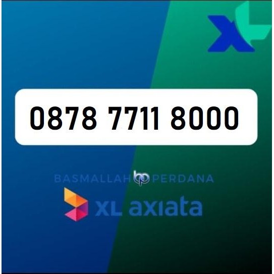 Nomor Cantik XB78 7711 8000 Perdana XL 4G 5G YOP925