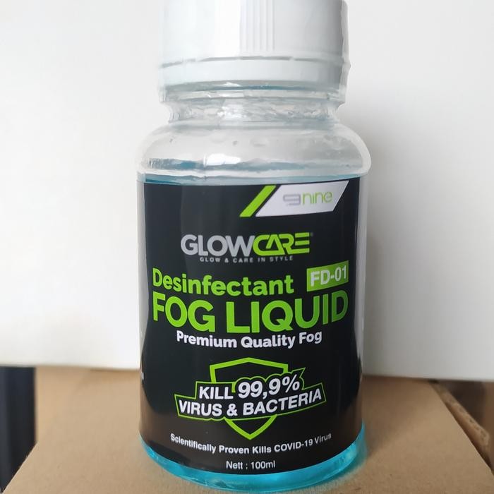 cairan disinfektan fogging liquid 100ml GLOWCARE 9 NINE