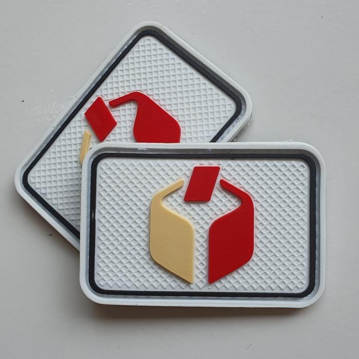 ArlC patch rubber logo panwaslu - bawaslu - kpu - pemilu - dasar putih BM559BERKUALITAS