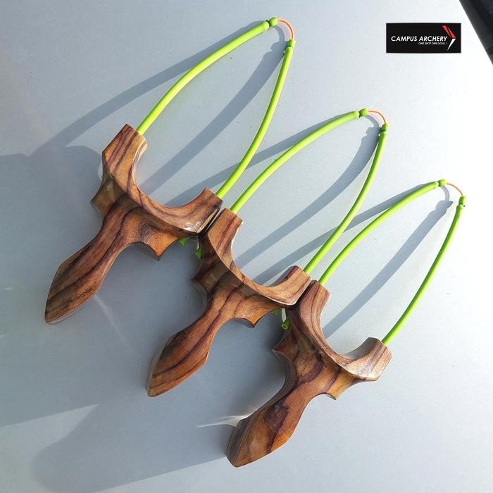 q9v5- Ketapel Ikan Batman Kayu Sonokeling Slingshot Fish