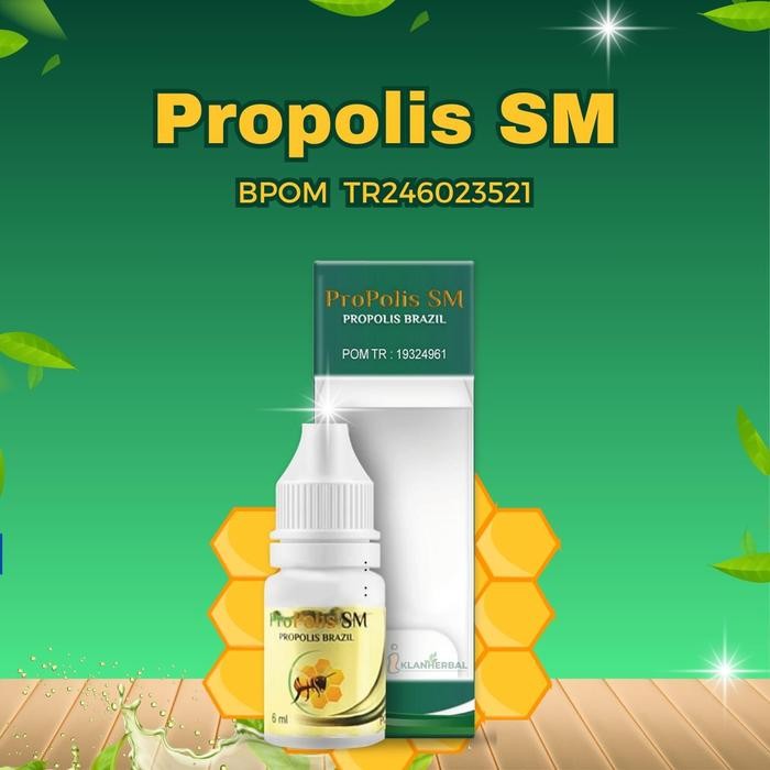 eoug- Propolis Sm Brazilian - 100% Asli Propolis Original - Herbal Propolis Brazilian Sm (
