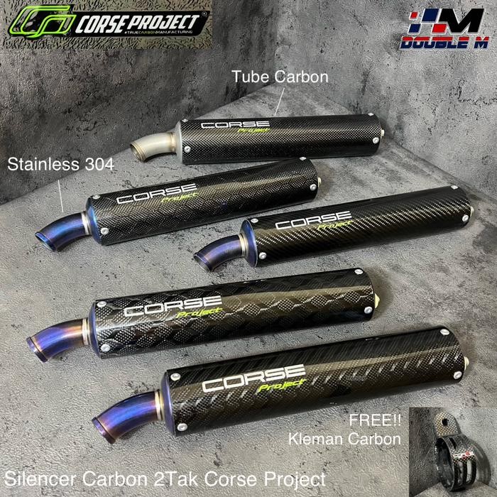 ORIGINAL Silencer Selencer Knalpot Corse Project Carbon Ninja RR R SS Rx King READY STOCK