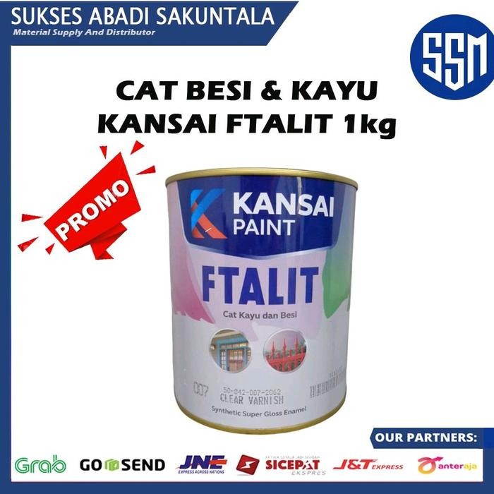 Kansai Paint Cat Kayu & Besi Ftalit 1kg Kemasan Baru Warna Opsional dari Kansai Paint