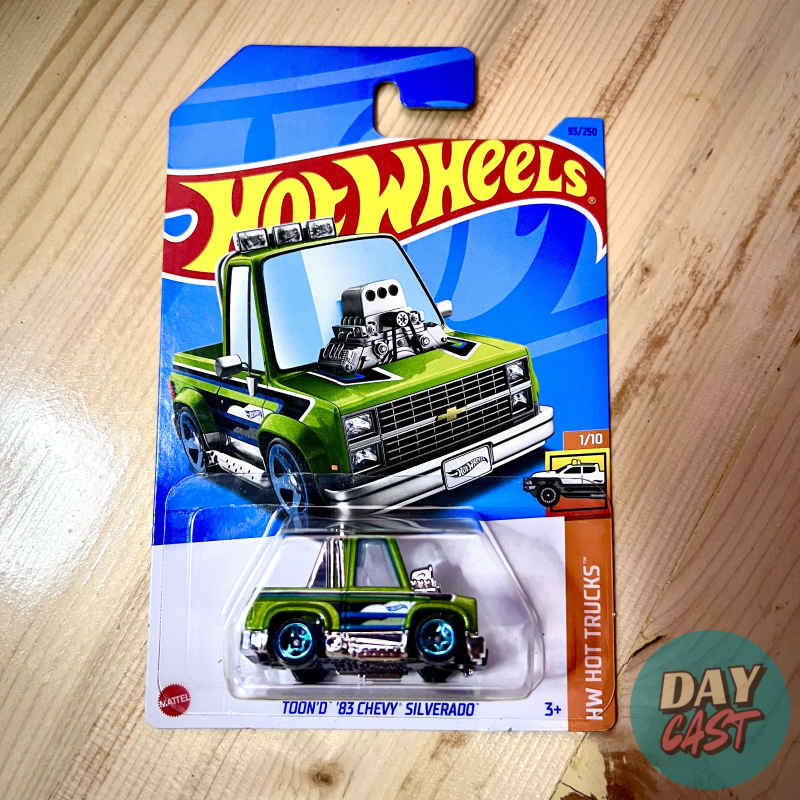 Hot Wheels Toon'd '83 Chevy Silverado - Green