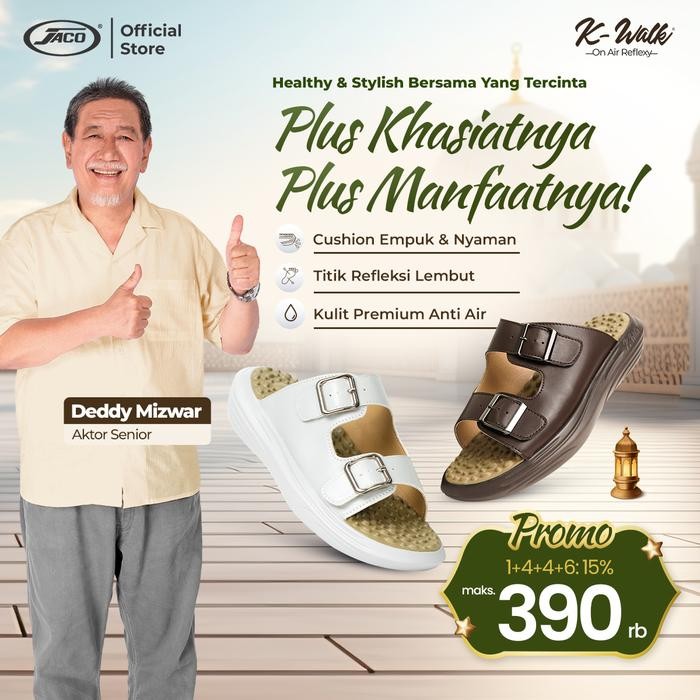 SALE Sandal K-Walk Strap Plus Sandal Rematik Jaco Sandal Kesehatan