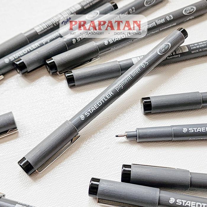 ds6d- Staedtler Pigment Liner Drawing Pen Pena Gambar