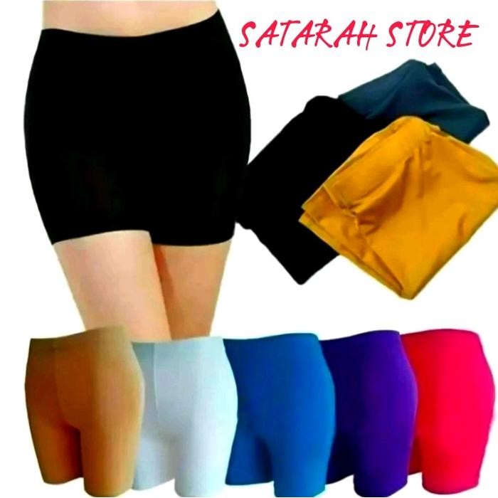 CELANA SHORT STREET HOT PANTS MINI POP PANT DALAMAN WANITA Standar Spandex Nyaman & Elastis Cocok