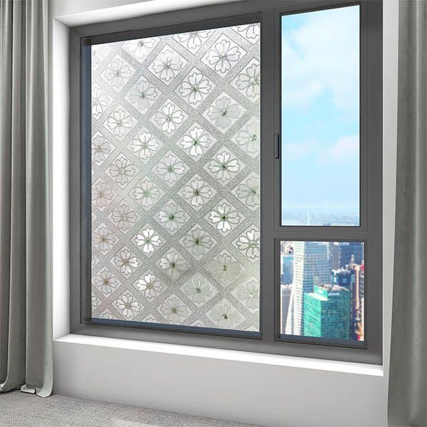 Sticker Kaca Sandblast Stiker Kaca Jendela Rumah Dekorasi Kaca Wallpaper Stiker Kaca Kamar Tidur