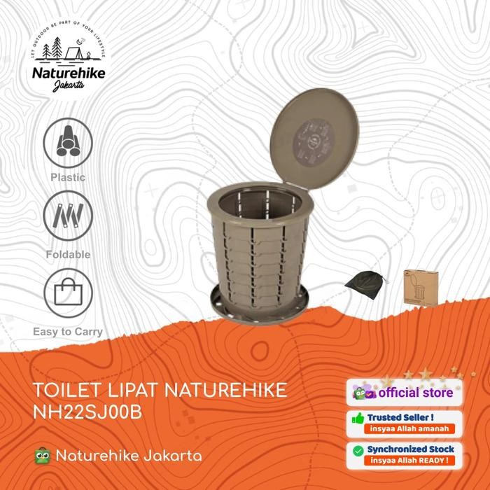 Spo- Toilet Lipat Portable Camping Naturehike Nh22Sj00B