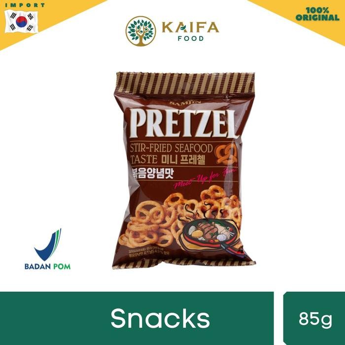 BebasOngkiirr- Samjin Pretzel Korea - Snack Khas Korea Berbentuk Pretzel