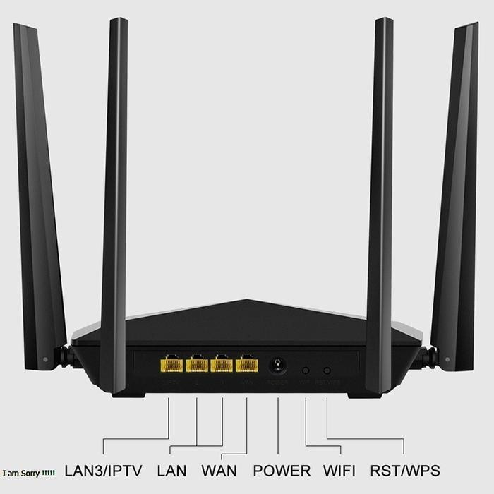 t7kg- Tenda Ac6 Dual Band Ac1200 Mu-Mimo Wifi Wireless Router Ac 6 Ac 1200
