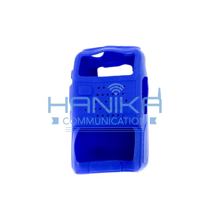 cpbg- Silicon Case Ht Uv5R Biru Sarung Karet Uv-5R Uv5Ra Baofeng Verxion