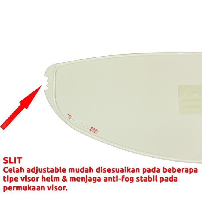 Antifog Pinlock Helm KBC V-ZERO / V-EURO / VR / VR4R Pinlock 70
