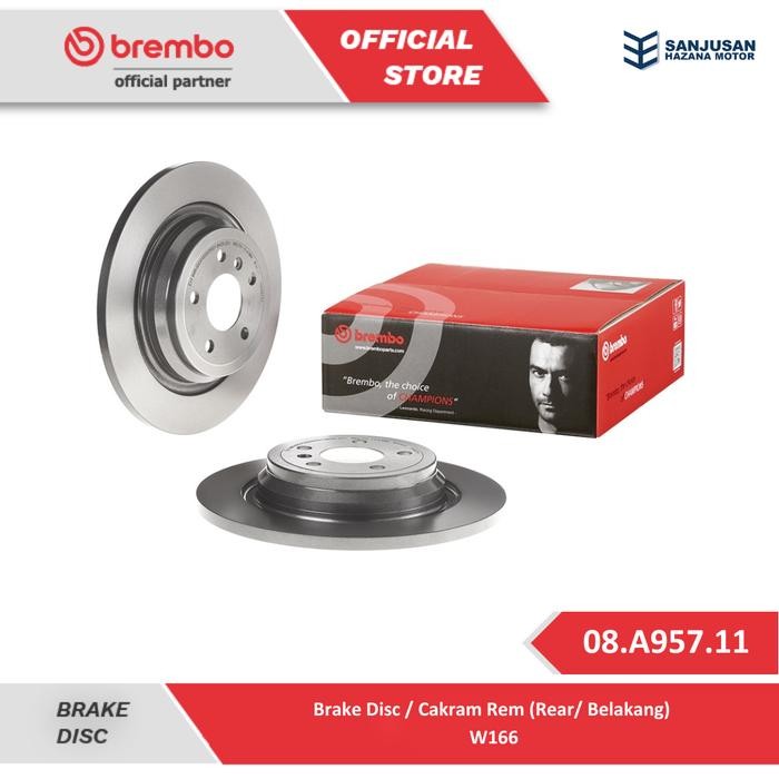 Brake Disc Rear / Piringan Rem Belakang Brembo W166 - 08.A957.11
