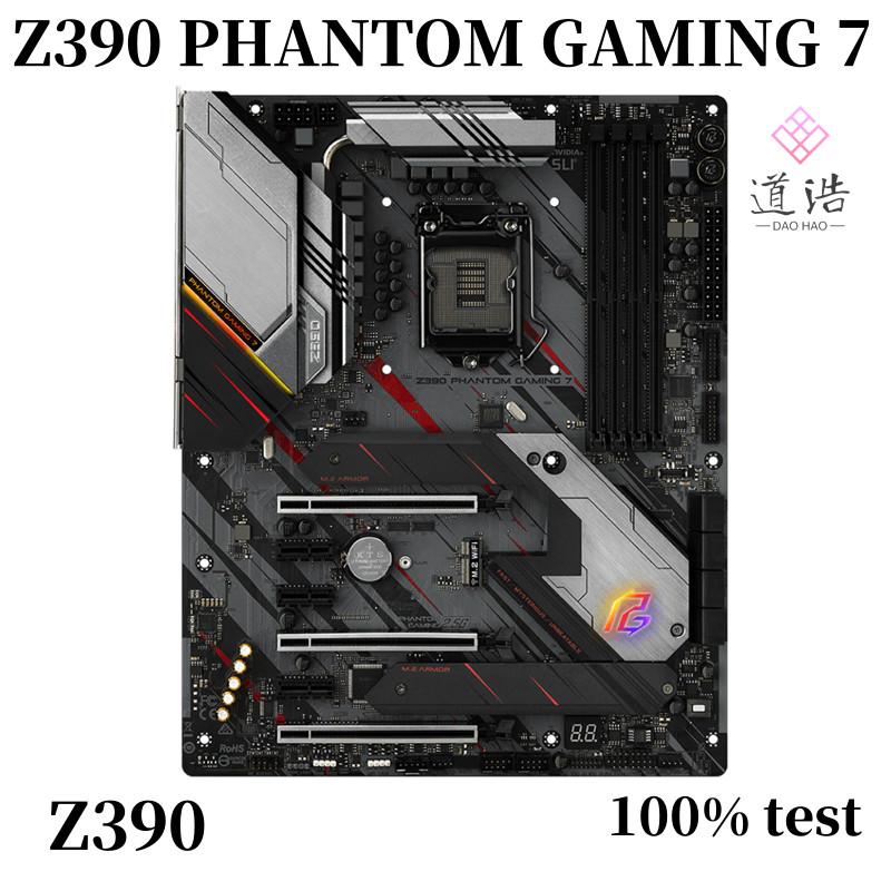 Casing Laptop Z390 Motherboard For Asrock Z390 PHANTOM GAMING 7 128GB LGA 1151 DDR4 PCI-E3.0 HDMI M.