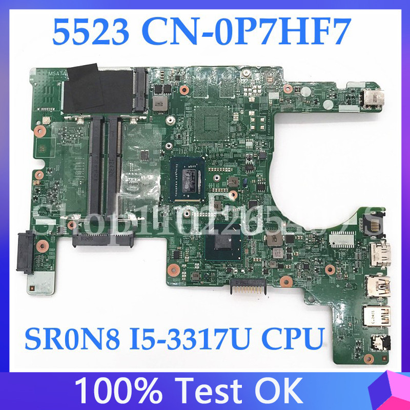 Casing Laptop CN-0P7HF7 0P7HF7 P7HF7 11307-1 Mainboard For Dell 15Z 5523 Laptop Motherboard 100% Wit