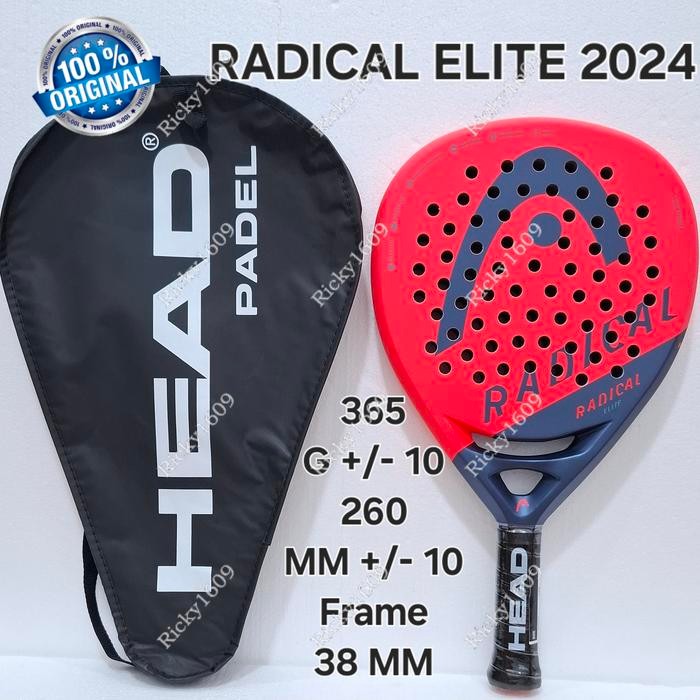 HEAD PADEL RACKET RADICAL ELITE 2024 / RAKET PADEL HEAD RADICAL ELITE 2024 - ORIGINAL HEAD