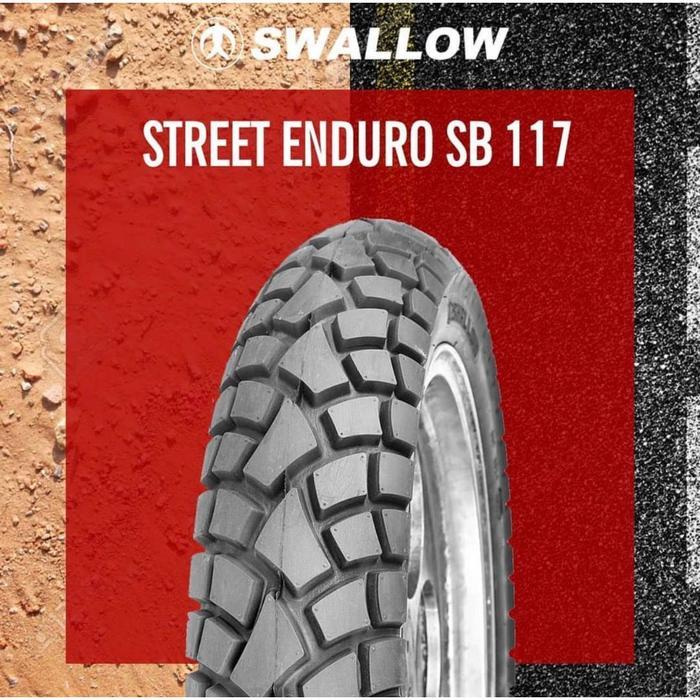 Ban Motor Swallow Street Enduro Sb 117 Sb117 Ring 17 Tubeless 70/90 80/90 90/90 100/80 110/80 120/80