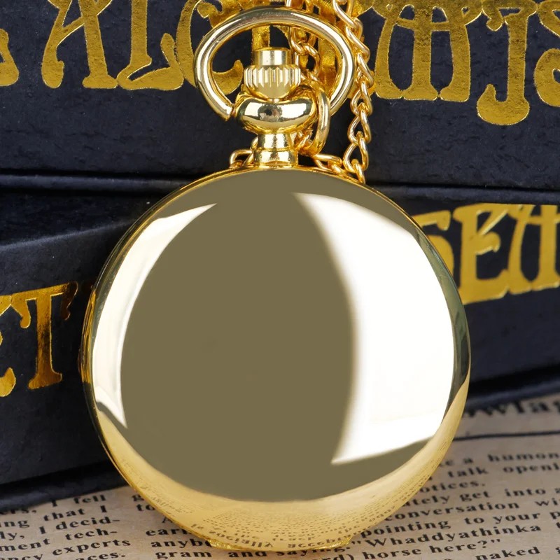 10pcs/lot Wholesale Anime Cosplay Necklace Pocket Watch Steampunk Watch Men Women Pendant Necklace
