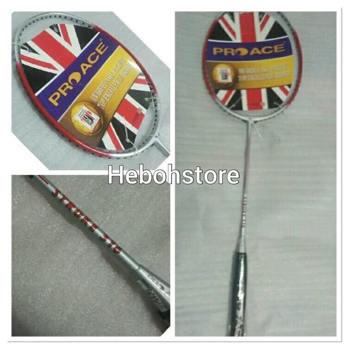 Raket badminton pro ace stroke 316 original komplit