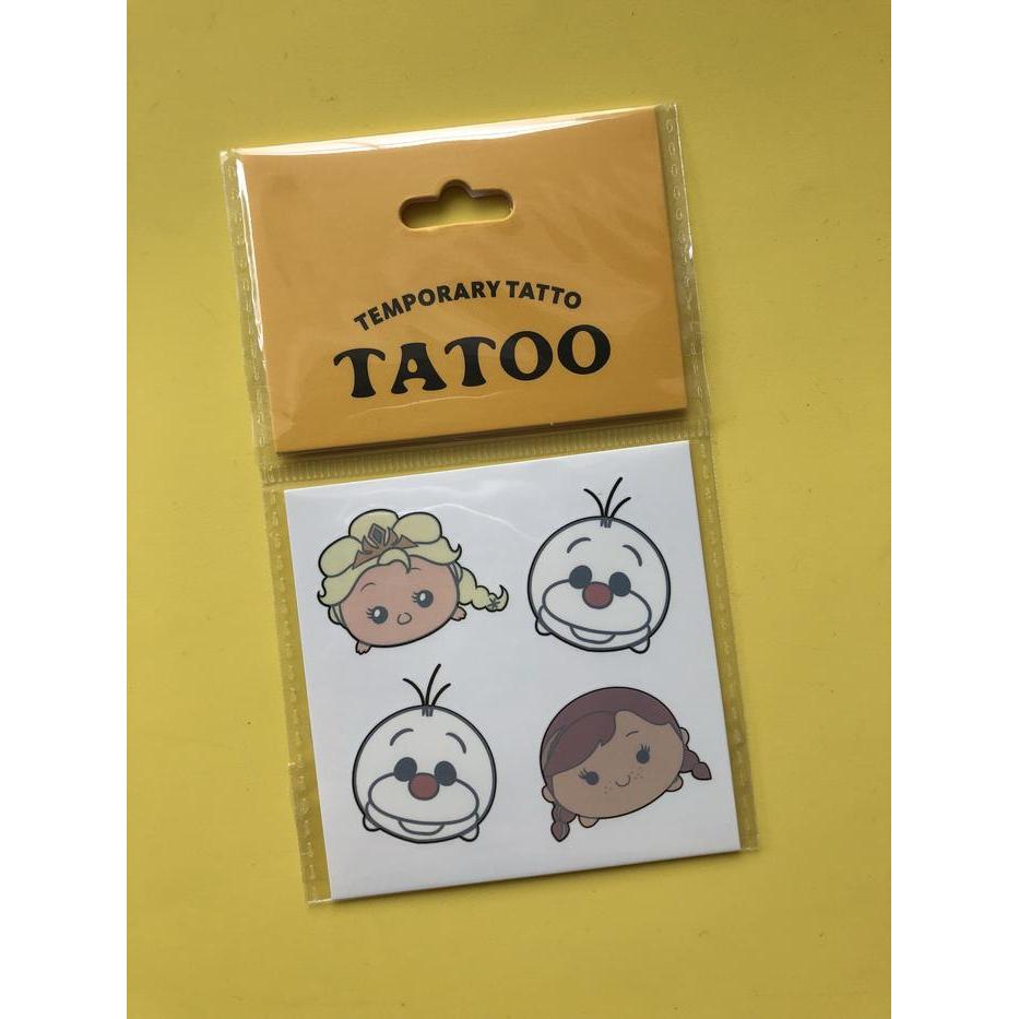 Potatoo Stiker Tato Tsum Tsum Frozen Tato Temporer Tahan Air Tinta Ramah Lingkungan