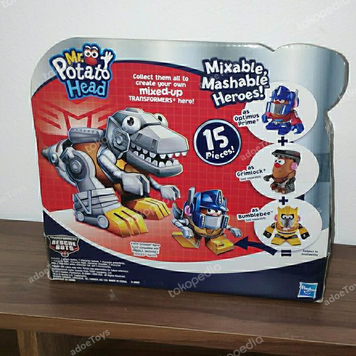 HOT SALE OPTIMUS PRIME GRIMLOCK MR POTATO HEAD TRANSFORMERS RESCUE BOTS VOYAGER TERMURAH
