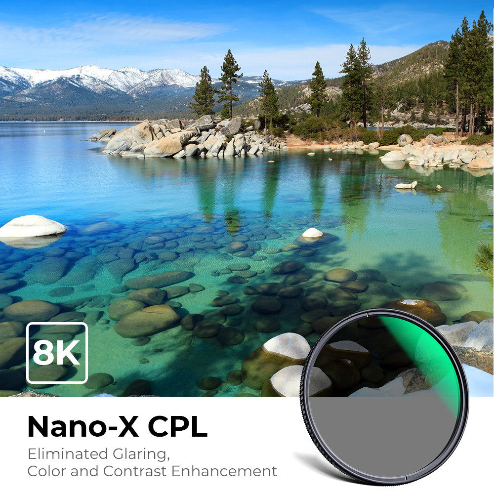K&F CONCEPT CPL Filter 28 Layer Circular Polarizing Filter Multi-coated Polarized Filter NANO-X