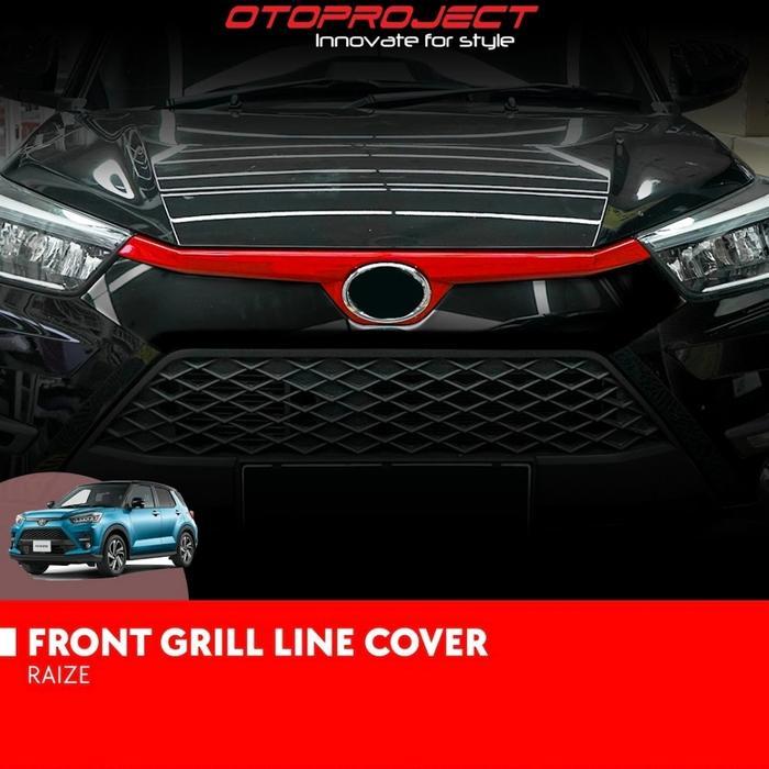 Premium List Front Grill Line Cover Otoproject Raize 2022