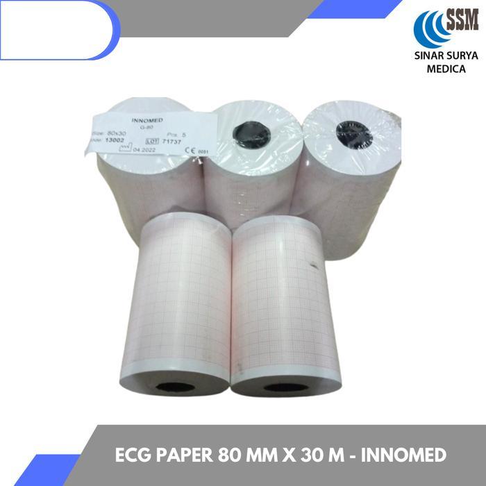Kertas Ekg Roll 80X30 Innomed / Ecg Paper 80X30 Terbaru 