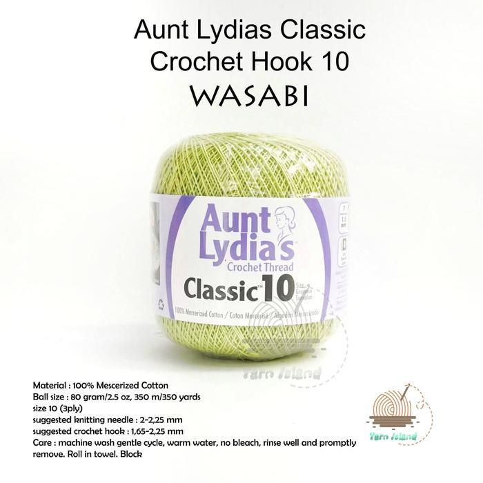 Benang Rajut Aunt Lydia Wasabi